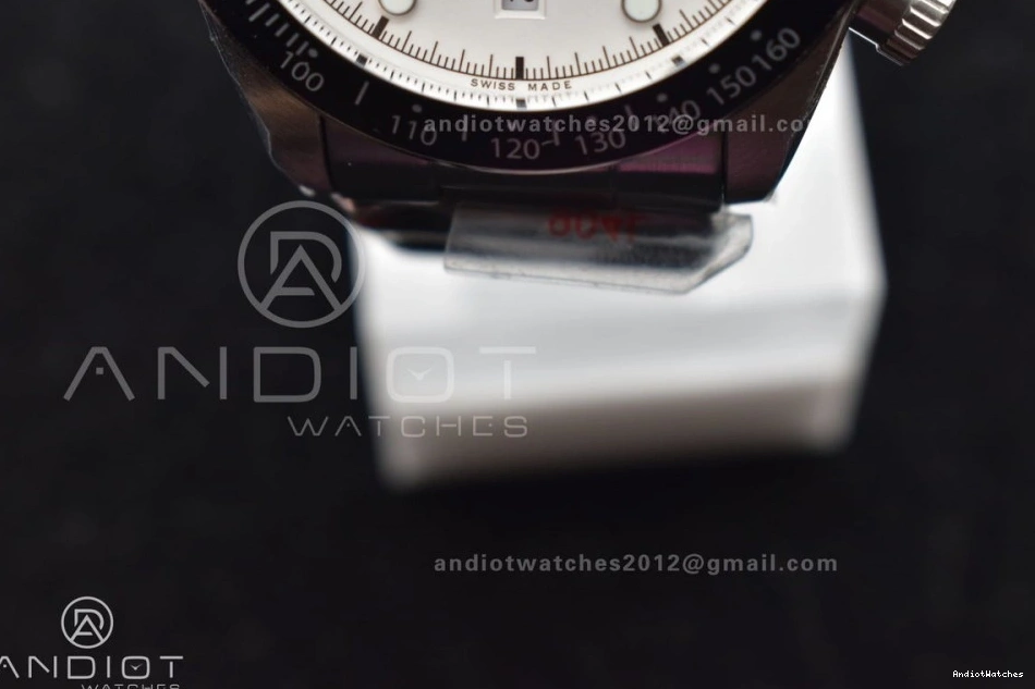 SS A Black Best Dial Chrono Bay TWS HighQuality SS White Edition 522 Bracelet 1:1 on 0404